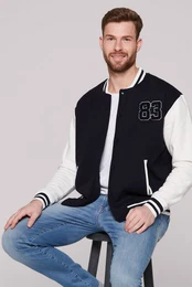 Collegejacke mit Druckknpfen