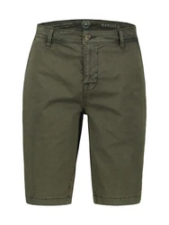 LERROS Bermudas Stretch-Bermuda Comfort Fit Dunkelgrün/Khaki