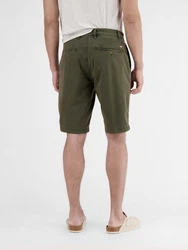 LERROS Bermudas Stretch-Bermuda Comfort Fit Dunkelgrün/Khaki