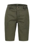 LERROS Bermudas Stretch-Bermuda Comfort Fit Dunkelgrün/Khaki
