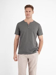 LERROS Henleyshirt Serafino-Shirt 