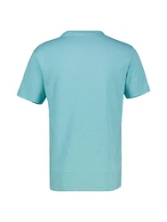 LERROS Henleyshirt Serafino-Shirt Türkis/Grün/Hellblau