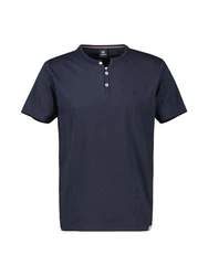 LERROS Henleyshirt Serafino-Shirt 