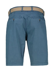 LERROS Chino-Bermuda mit Gürtel (Set) Hellblau/Blau