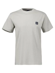 LERROS T-Shirt Herren Waffel-Piquet Khaki/Grau/Hellgrau/Beige