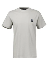 LERROS T-Shirt Herren Waffel-Piquet Khaki/Grau/Hellgrau/Beige