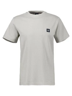 LERROS T-Shirt Herren Waffel-Piquet Khaki/Grau/Hellgrau/Beige