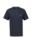 LERROS T-Shirt Herren Waffel-Piquet Dunkelblau/Blau