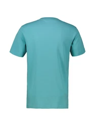 LERROS T-Shirt Herren Waffel-Piquet Türkis/Grün