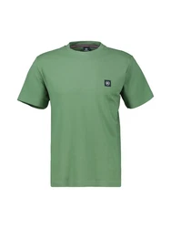 LERROS T-Shirt Herren Waffel-Piquet Dunkelgrün/Grün