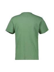 LERROS T-Shirt Herren Waffel-Piquet Dunkelgrün/Grün