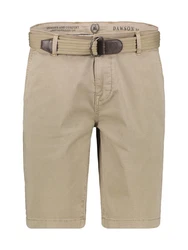 LERROS Chino-Bermuda mit Gürtel (Set) Khaki/Beige