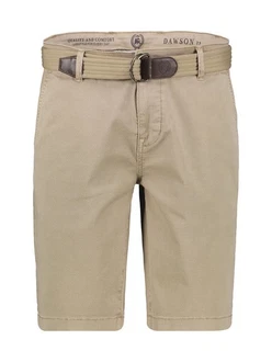 LERROS Chino-Bermuda mit Gürtel (Set) Khaki/Beige LERROS Chino-Bermuda mit Gürtel (Set) Khaki/Beige