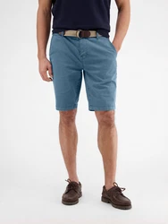 LERROS Chino-Bermuda mit Gürtel (Set) Hellblau/Blau