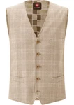 CG Club of Gents Anzugweste CG Morley Beige/Braun/Khaki