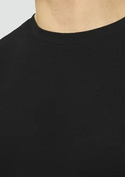 QS Kurzarmshirt Rundhals T-Shirt Strukturjersey 
