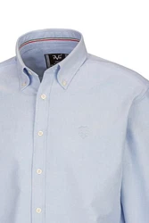 19V69 ITALIA Businesshemd Style ROCCO Blau/Hellblau/Dunkelblau