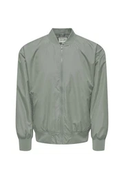 Blouson Uni Blouson Bomberjacke mit Reiverschluss 8522 in Grau