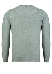 Key Largo Henleyshirt Ginger Basic MLS00038