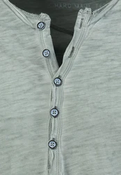 Key Largo Henleyshirt Ginger Basic MLS00038