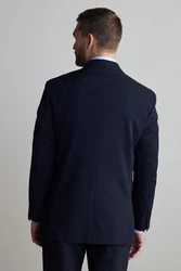 Next Sakko Nova Fides Regular Fit Signature Sakko Hellblau/Dunkelblau