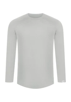 Smilodox Longsleeve Kayden Grau/Hellgrau