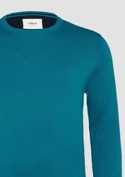 s.Oliver Strickpullover Rundhals  Langgren