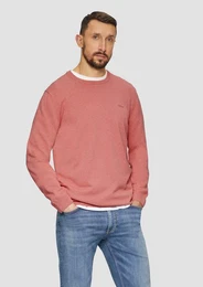Strickpullover Strickpullover mit Logo-Stickerei Logo