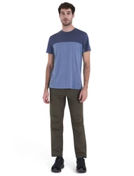 Icebreaker T-Shirt Blau/Dunkelblau/Grau