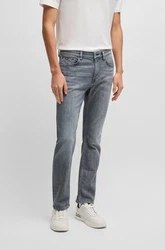 BOSS 5-Pocket Jeans H-Delaware Grau/Hellgrau/Blau/Dunkelblau