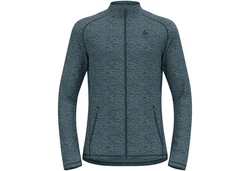Odlo Fleecejacke Unterjacke FLI Grau/Dunkelblau/Türkis/Hellblau