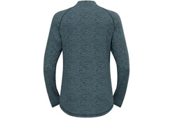 Odlo Fleecejacke Unterjacke FLI Grau/Dunkelblau/Türkis/Hellblau