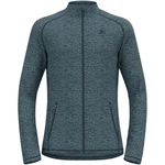 Odlo Fleecejacke Unterjacke FLI Grau/Dunkelblau/Türkis/Hellblau