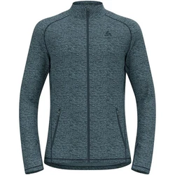 Odlo Fleecejacke Unterjacke FLI Grau/Dunkelblau/Türkis/Hellblau
