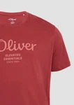 s.Oliver T-Shirt Rot/Dunkelrot/Braun