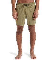 QUIKSILVER Boardshorts 'SURFSILK' Khaki/Braun/Dunkelgrün