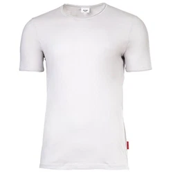 Joop Jeans T-Shirt Cliff Rundhals Kurzarm Grau/Weiß