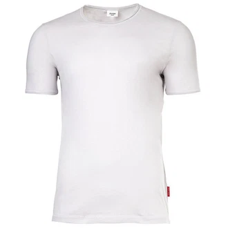 Joop Jeans T-Shirt Cliff Rundhals Kurzarm Grau/Weiß