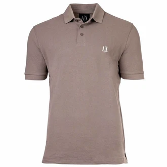 ARMANI EXCHANGE Poloshirt Grau/Braun/Lila/Beige/Khaki