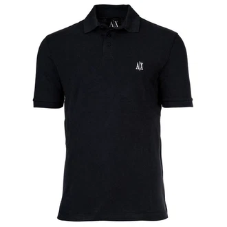 ARMANI EXCHANGE Poloshirt Dunkelblau/Blau/Rot
