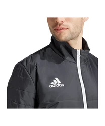 adidas Performance Sweatjacke Entrada 22 Winterjacke Schwarz/Dunkelgrau/Dunkelblau/Grau