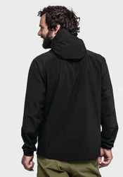 Schöffel Outdoorjacke Bike Hybrid Jk Style Mamry Grau/Dunkelgrau/Schwarz