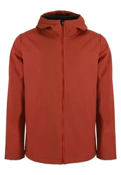 Elkline Softshelljacke Serious sportlich mit Kapuze Dunkelrot/Rot/Braun/Bordeaux