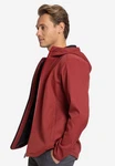 Elkline Softshelljacke Serious sportlich mit Kapuze Dunkelrot/Rot/Braun/Bordeaux