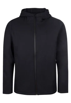 Elkline Softshelljacke Serious sportlich mit Kapuze Schwarz