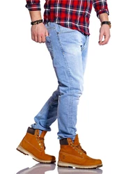 Rello & Reese Straight-Jeans Nick Hellblau