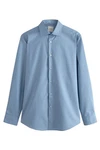 Next Langarmhemd Pflegeleichtes Slim Fit Hemd mit Sportmanschetten 