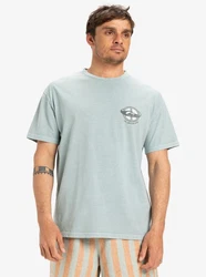 Quiksilver T-Shirt Nd Wake Up World Blau/Hellblau/Grün