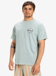 Quiksilver T-Shirt Nd Wake Up World Blau/Hellblau/Grün