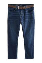 Next Slim-fit Jeans Motionflex Dunkelblau/Blau/Hellblau